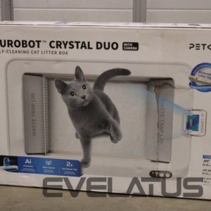 Mājlopiem PETKIT  SALE OUT.  Purobot Crystal Duo with Camera Self-Cleaning Cat Litter Box | White | DAMAGED PACKAGING 