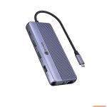 Bezvadu austiņas Raidsonic  Icy Box Travel Dock 12-in-1, 3x Videoausgabe (2x HDMI + 1x VGA) 