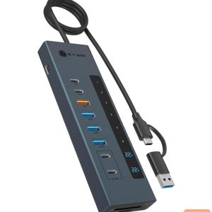 Cita datorprece Raidsonic  Icy Box USB Hub 11-in-1 USB-C Hub USB 3.2 Gen 2 PD 