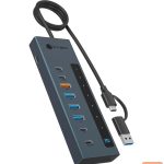 Cita datorprece Raidsonic  Icy Box 9-in-1 hub with Power Delivery and Type-C/Type-A host connection 