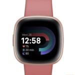 Viedpulksteni Fitbit  Versa 4 Smart watch NFC , GPS Pink Sand