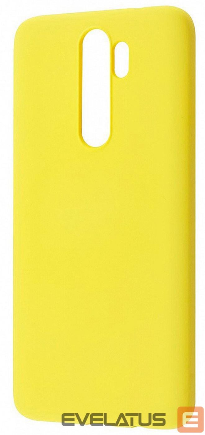 Aizmugurējais vāciņš Evelatus Xiaomi Note 8 Pro Soft Silicone Yellow