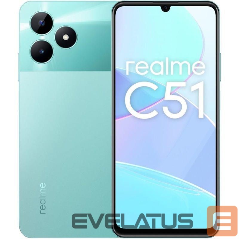 Viedtālrunis Realme C51 4/128 GB Mint Green