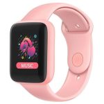 Fitnesa aproce iWear  M7 Smart & Fit Watch with Full Touch 1.3'' IPS Media control / HR / Blood pressure / Socia Pink