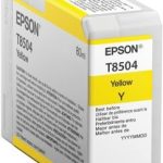 Aksesuāri un izejmateriāli EPSON  T8504 Ink Cartridge, Yellow 