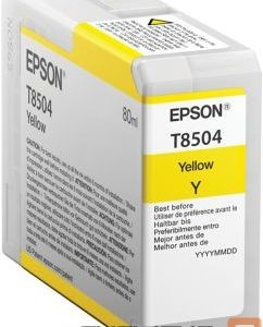Aksesuāri un izejmateriāli EPSON  T8504 Ink Cartridge, Yellow 
