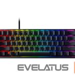 Datora tastatūra Razer  Huntsman Mini 60%, Gaming keyboard, Opto-Mechanical, RGB LED light, NORD, Black, Wired 