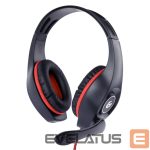 Pamatplate AMD procesorsiem Gembird  Gaming headset with volume control GHS-05-R Built-in microphone, Red/Black, Wired, Over-Ear 