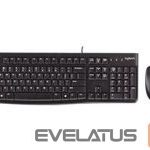 Datora tastatūra Logitech  LOGI MK120 corded Desktop black USB(RUS) 