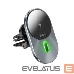 Auto turētājs Hoco  CA91 Magic magnetic wireless fast charging car holder Wireless output: 5W/7.5W/10W/15W Grey