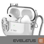 Maciņš austiņām Tech-Protect Apple SLIM HOOK APPLE AIRPODS PRO 1 / 2 Transparent