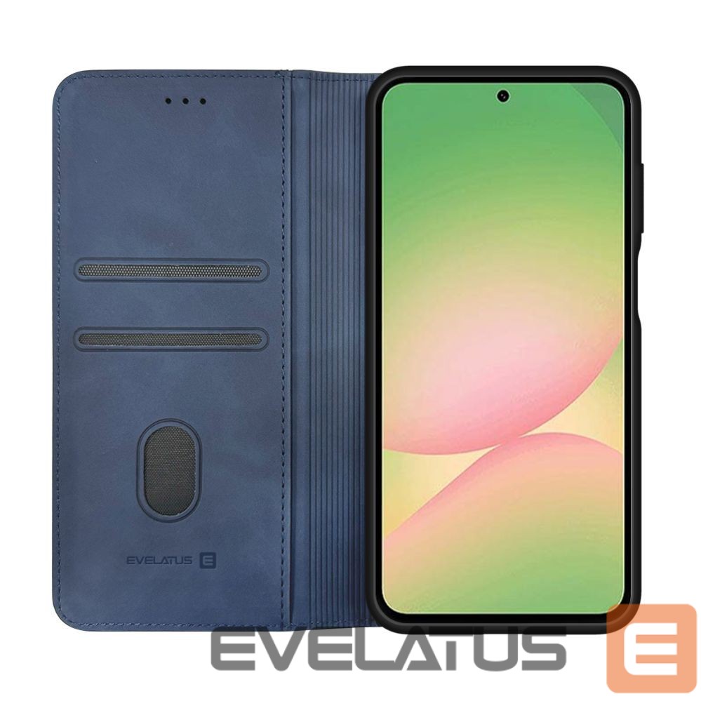 Atveramie maciņi Evelatus Samsung Galaxy A57 Book Case Midnight Blue