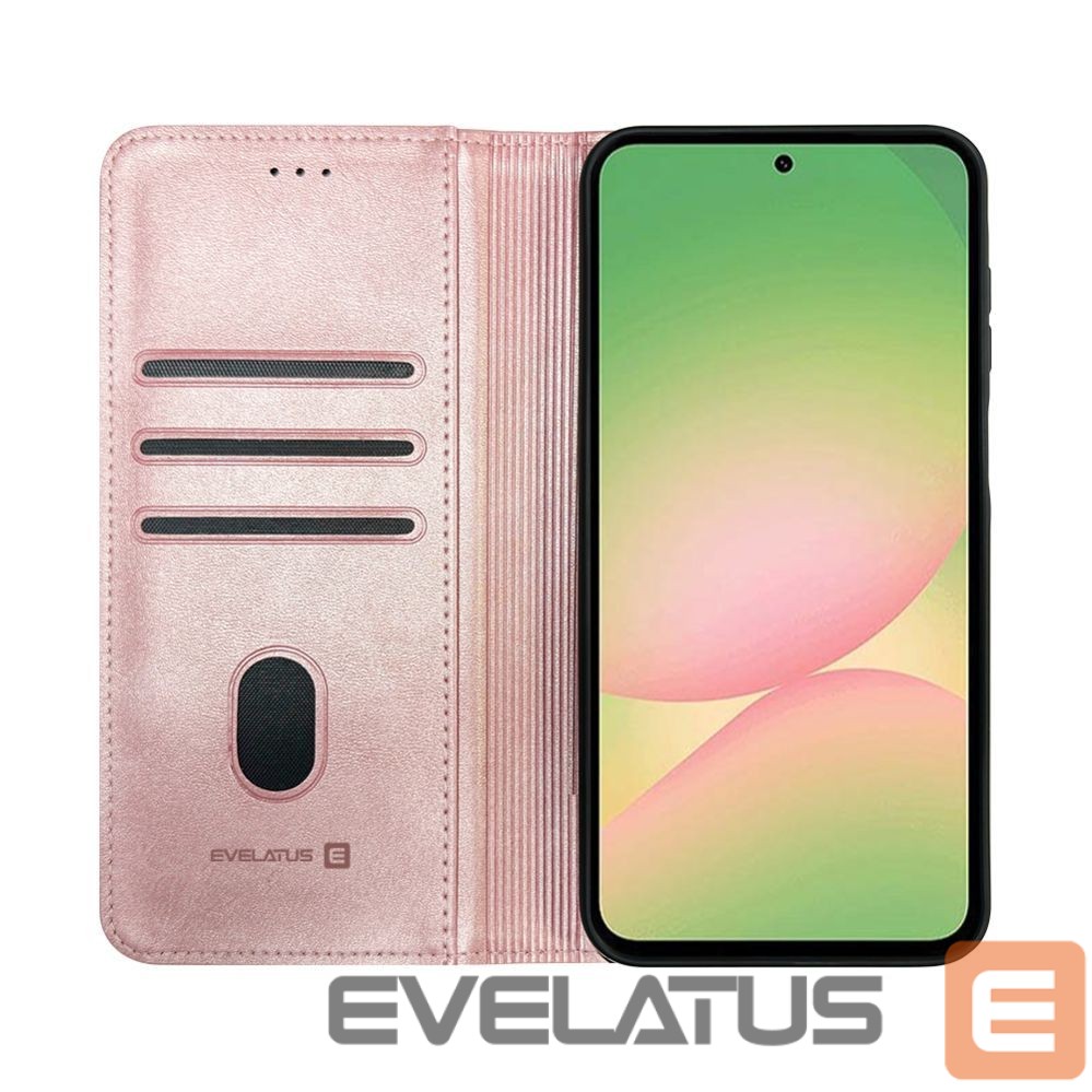 Atveramie maciņi Evelatus Samsung Galaxy A57 Book Case Folio Pink