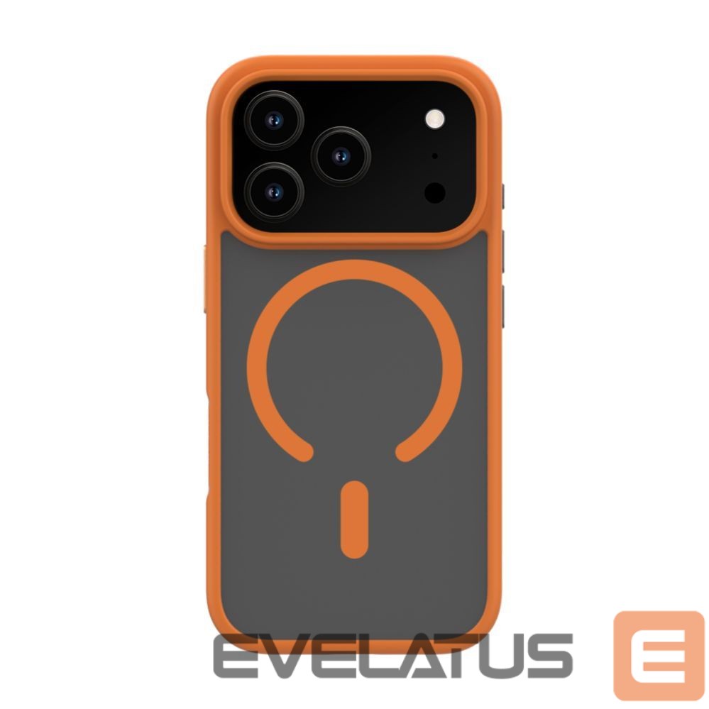 Aizmugurējais vāciņš Evelatus Apple iPhone 17 Pro Hybird Case With MagSafe PC+TPU Orange
