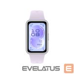 Fitnesa aproce Huawei  Band 11 Silver Durable Polymer Case with Purple Fluoroelastomer Strap