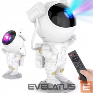 Galda lampa iLike  LED projection star light astronaut SM4 White