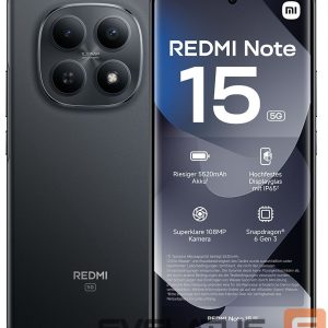 Viedtālrunis Xiaomi  Redmi Note 15 5G 6/128GB Black