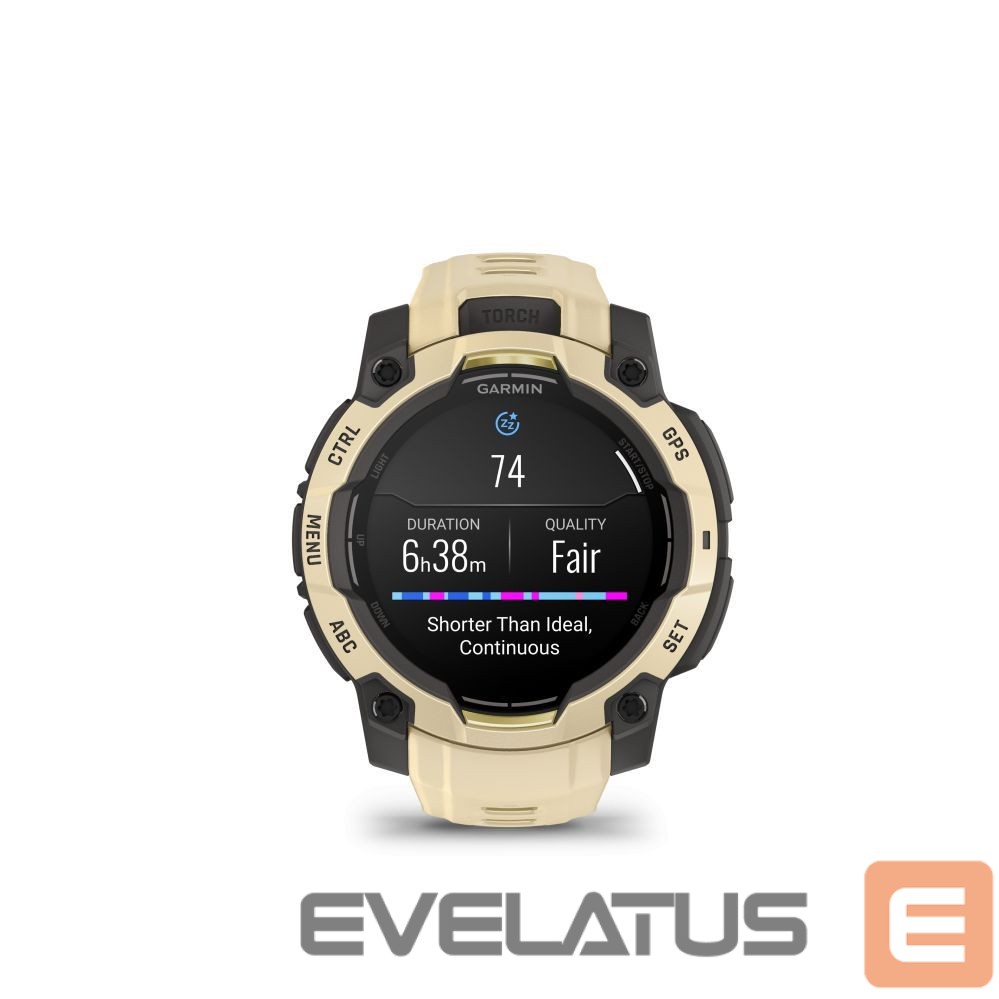 Smart watches Garmin Instinct 3 – 45 mm, AMOLED
Citrine with Citrine Band