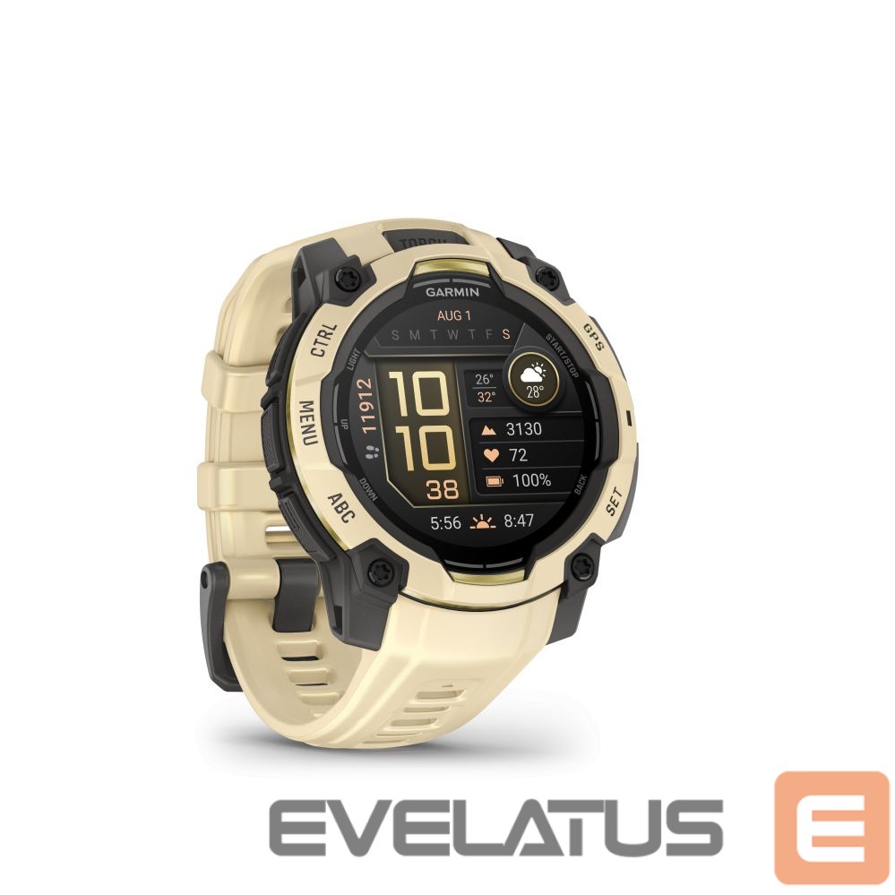 Smart watches Garmin Instinct 3 – 45 mm, AMOLED
Citrine with Citrine Band