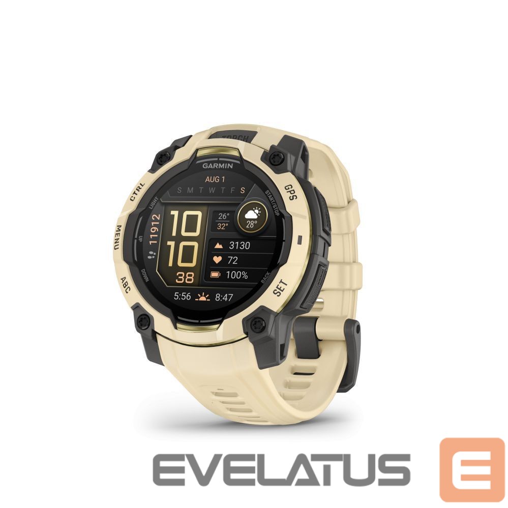Smart watches Garmin Instinct 3 – 45 mm, AMOLED
Citrine with Citrine Band
