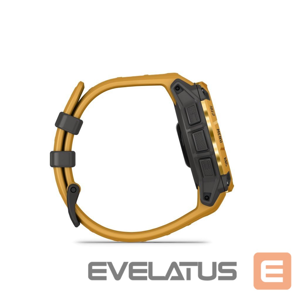 Viedpulksteni Garmin Instinct 3 – 45 mm, Solar
Sunburst with Sunburst/Grey Band