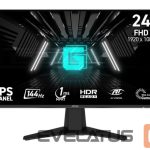 Monitors MSI  LCD Monitor||G242L E14|23.8"|Gaming|Tilt|Matte|Panel IPS|1920x1080|16:9|144Hz|1 ms|Colour Black|G242LE14 