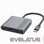 Modules un transceivers Gembird  I/O ADAPTER USB-C TO HDMI/USB3/3IN1 A-CM-COMBO3-05 