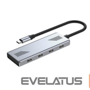 Parveidotājs Gembird  I/O HUB USB-C 4PORT/UHB-CM-U310-C4-01 