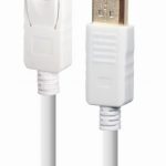 Monitoru piederums Gembird  CABLE DISPLAY PORT 1.8M/WHITE CC-DP2-6-W 