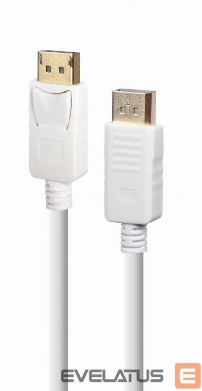 Monitoru piederums Gembird CABLE DISPLAY PORT 1.8M/WHITE CC-DP2-6-W