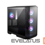 Datoru korpusi MSI  Case||MidiTower|Case product features Transparent panel|Not included|MicroATX|Colour Black|MAGPANOM100RPZ 