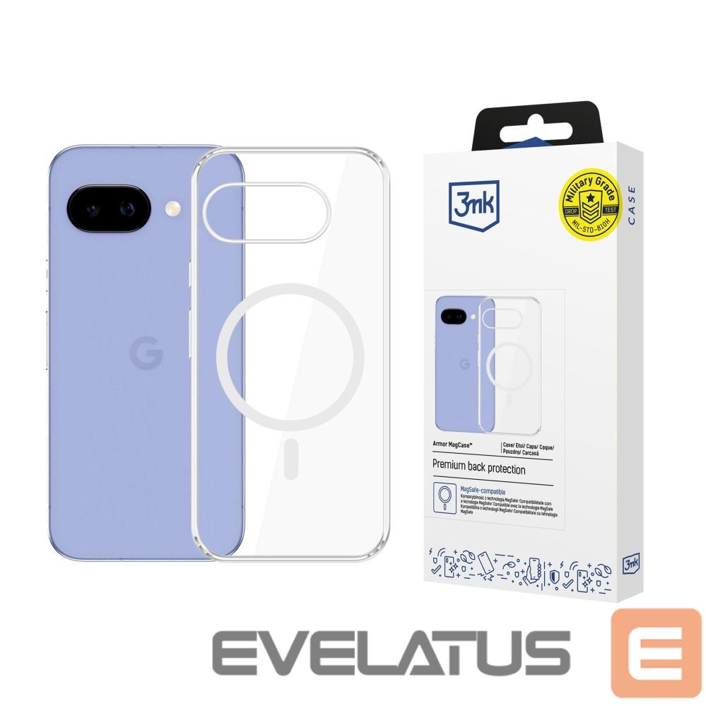 Citas preces 3MK 3mk Armor MagCase for Google Pixel 10A - Transparent