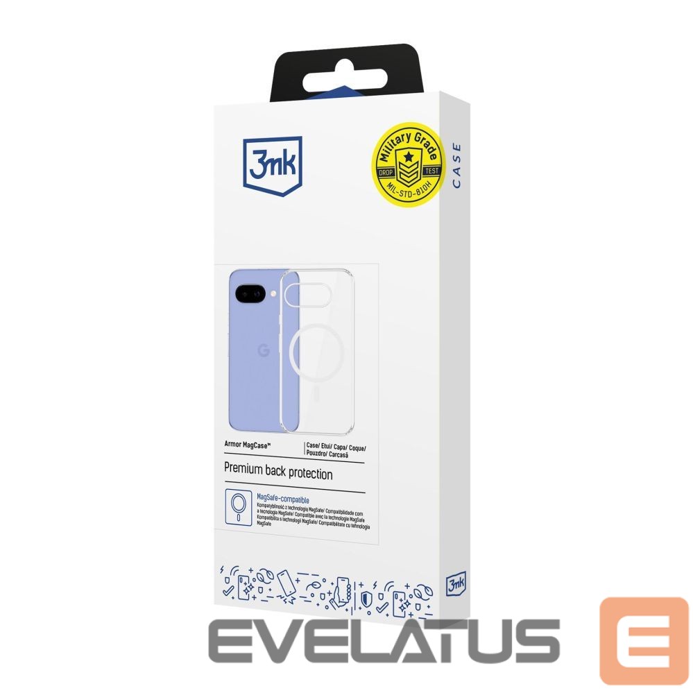 Citas preces 3MK 3mk Armor MagCase for Google Pixel 10A - Transparent