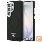 Citas preces Guess  Guess Embossed Ring Triangle Logo MagSafe Case for Samsung Galaxy S26 Ultra - Black 