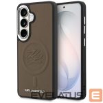 Citas preces Karl Lagerfeld  Karl Lagerfeld Embossed Ring Initials MagSafe Case for Samsung Galaxy S26+ - Brown 