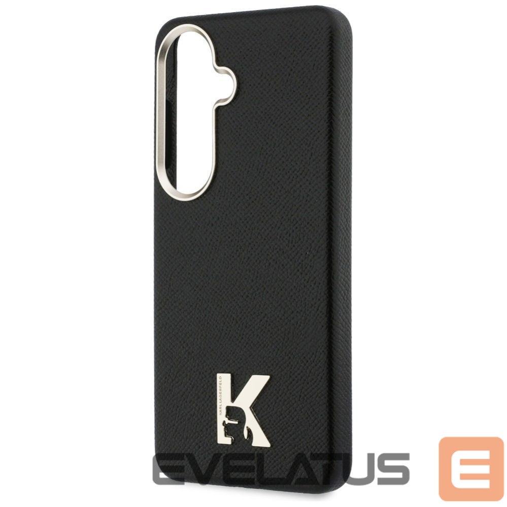 Citas preces Karl Lagerfeld Karl Lagerfeld K Metal Logo MagSafe Case for Samsung Galaxy S26 - Black