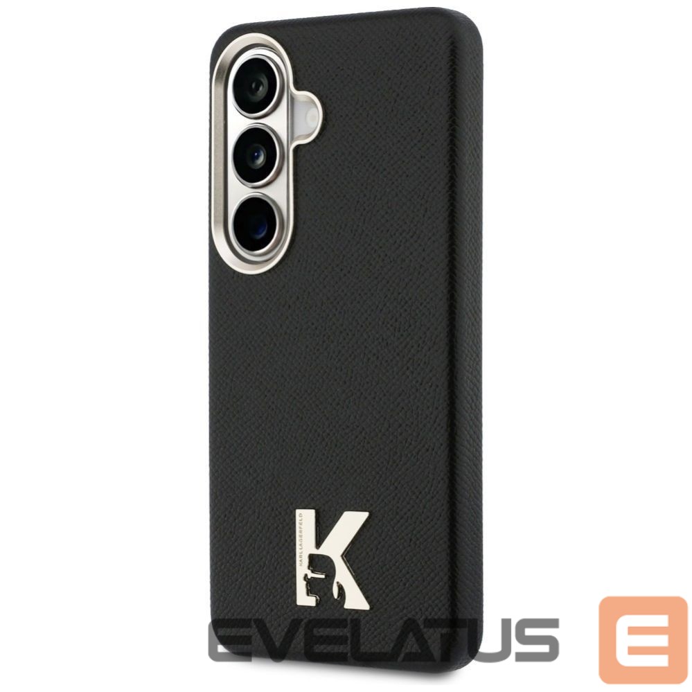 Citas preces Karl Lagerfeld Karl Lagerfeld K Metal Logo MagSafe Case for Samsung Galaxy S26 - Black