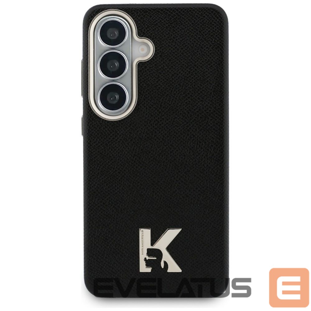 Citas preces Karl Lagerfeld Karl Lagerfeld K Metal Logo MagSafe Case for Samsung Galaxy S26 - Black