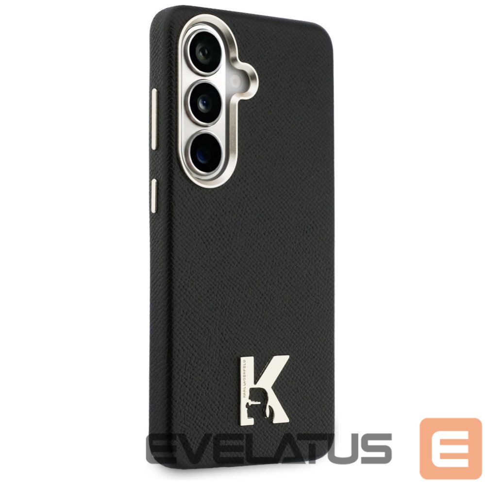 Citas preces Karl Lagerfeld Karl Lagerfeld K Metal Logo MagSafe Case for Samsung Galaxy S26 - Black