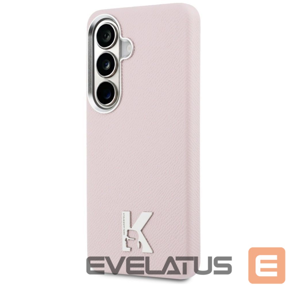 Citas preces Karl Lagerfeld Karl Lagerfeld K Metal Logo MagSafe Case for Samsung Galaxy S26 - Pink