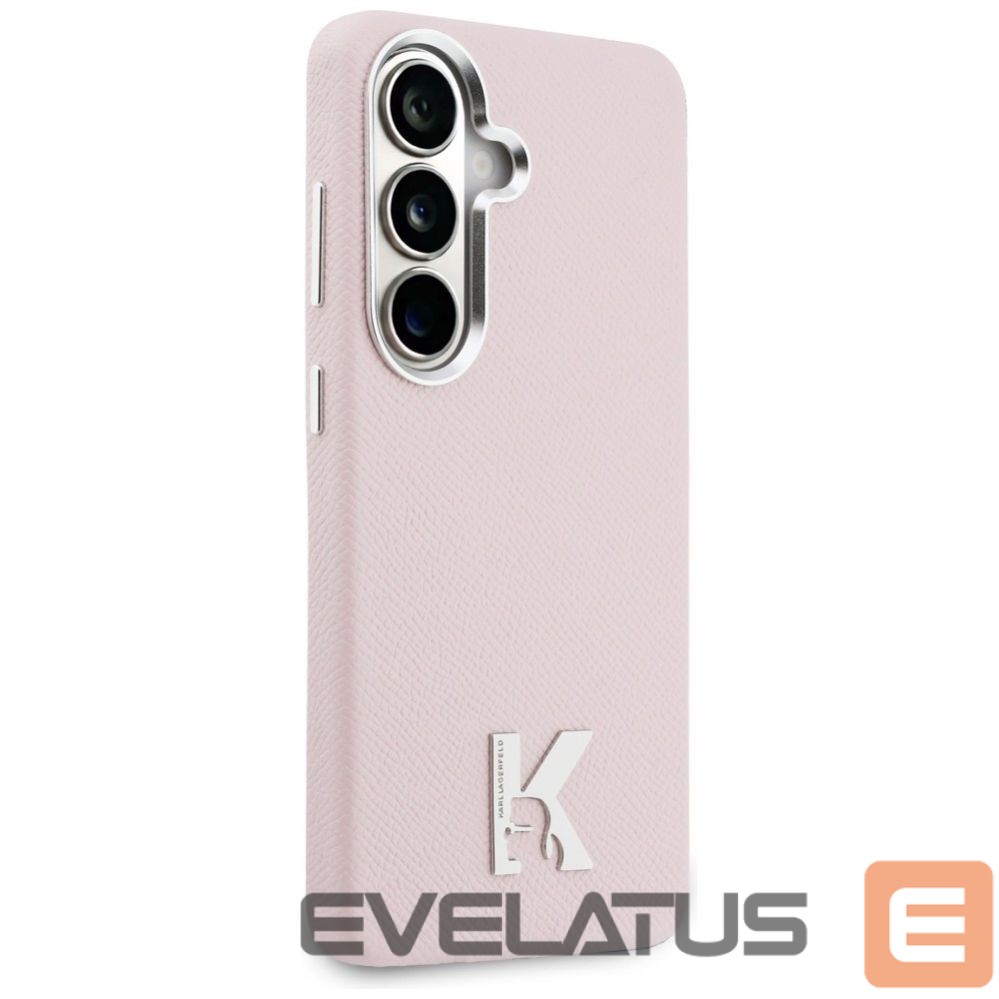 Citas preces Karl Lagerfeld Karl Lagerfeld K Metal Logo MagSafe Case for Samsung Galaxy S26 - Pink