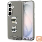 Citas preces Karl Lagerfeld  Karl Lagerfeld Saffiano Double Heads Metal case for Samsung Galaxy S26 - silver 