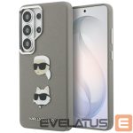 Citas preces Karl Lagerfeld  Karl Lagerfeld Saffiano Double Heads Metal case for Samsung Galaxy S26 Ultra - silver 