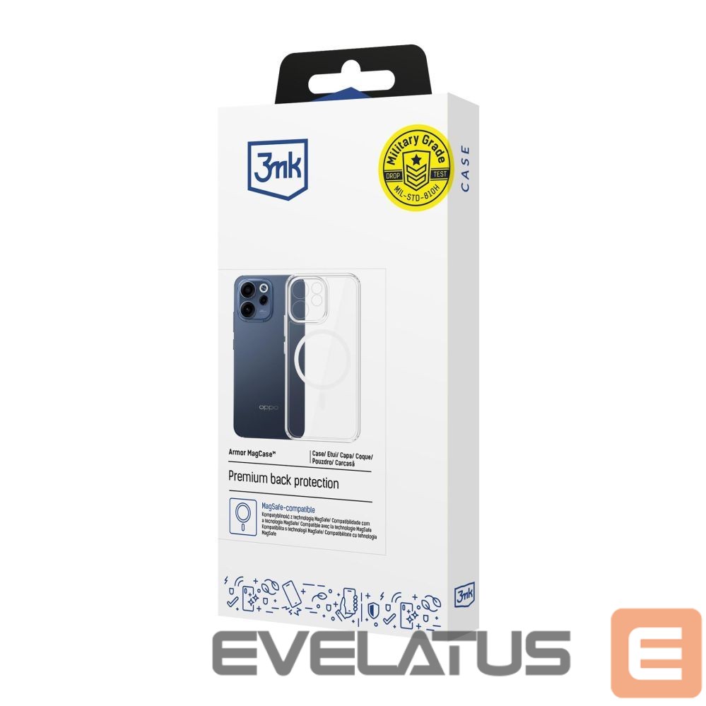 Citas preces 3MK 3mk Armor Magcase for Oppo Reno 15 F 5G / Reno 15 FS 5G (CPH2801) - Transparent