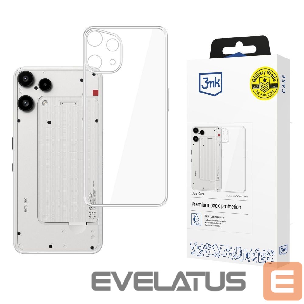 Citas preces 3MK 3mk Clear Case for Nothing Phone (3a) Lite - transparent