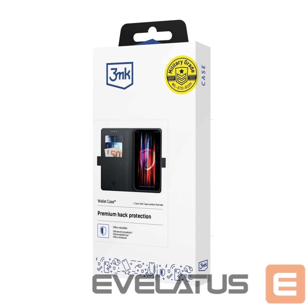 Citas preces 3MK 3mk Wallet Case for Realme C71 - Black