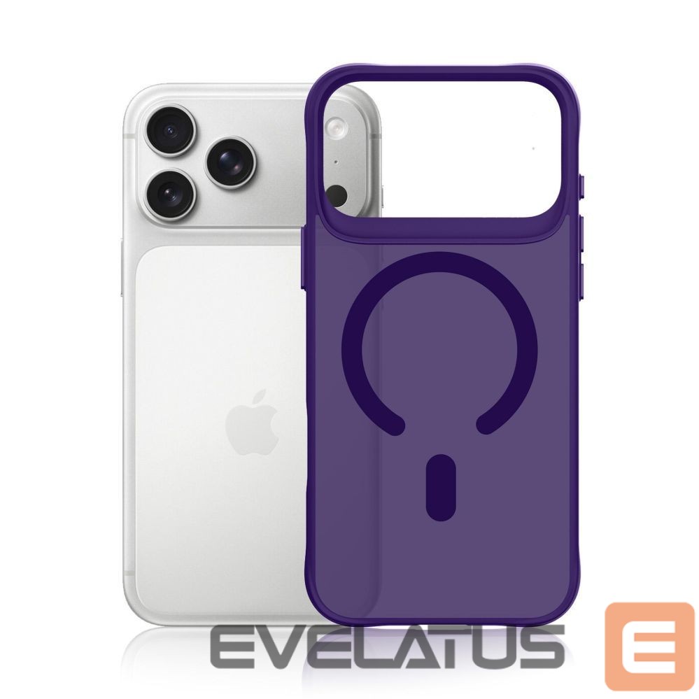 Citas preces 3MK 3mk Smoke MagCase for iPhone 17 Pro Max - Purple-Translucent