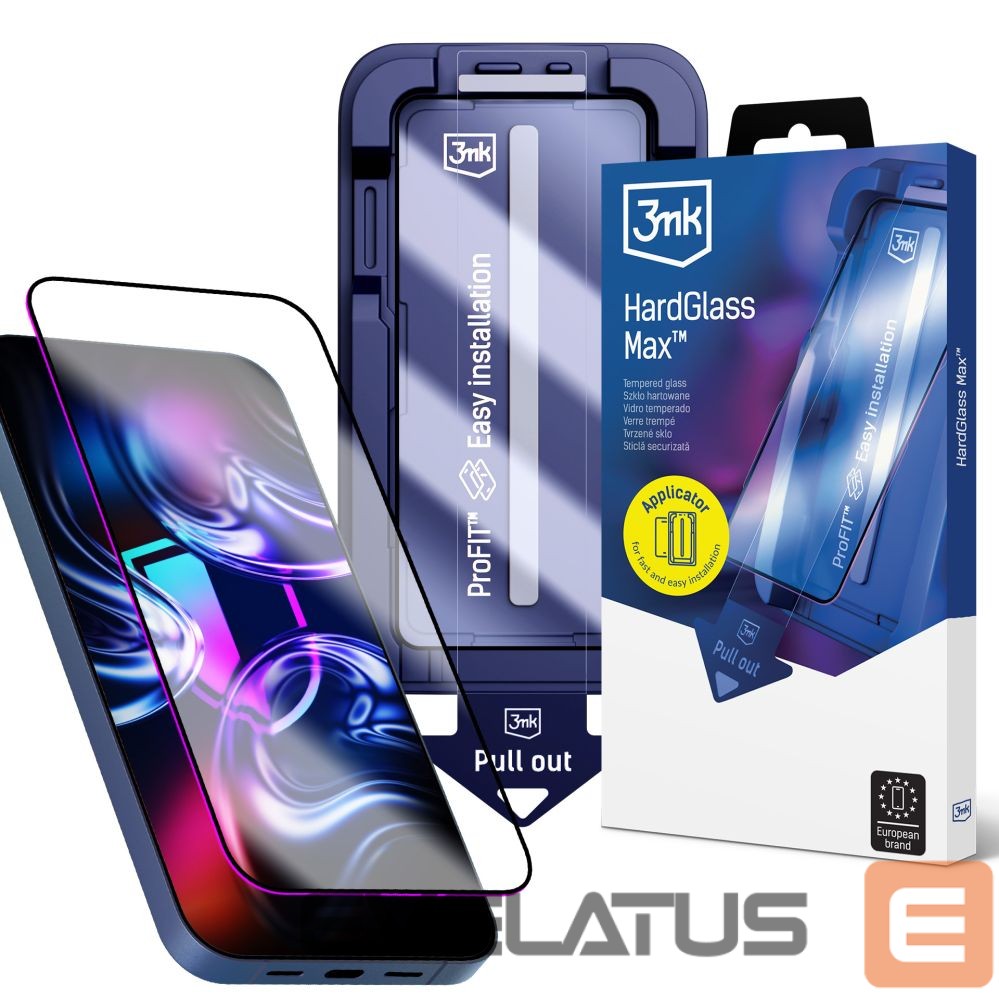 Citas preces 3MK 3mk HardGlass Max tempered glass for iPhone 16 Pro / 17