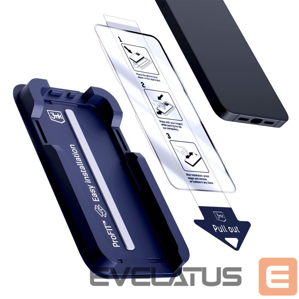 Citas preces 3MK 3mk HardGlass Max tempered glass for iPhone 16 Pro / 17