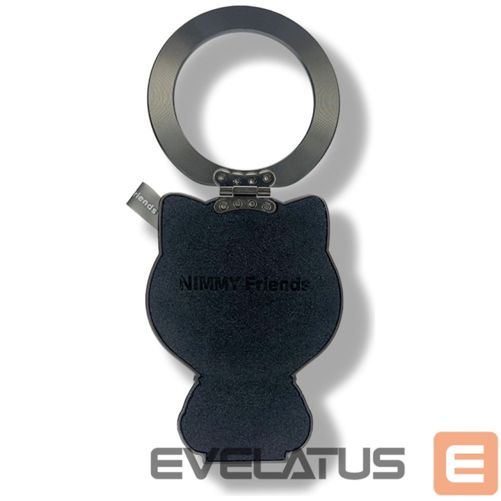 Citas preces Nimmy Nimmy Cool&Cute 2.0 Wolf Magnetic Pendant - Black